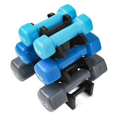 1kg to 3kg 3-Pair Dumbbell Set with Stand