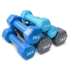 1kg to 3kg 3-Pair Dumbbell Set with Stand