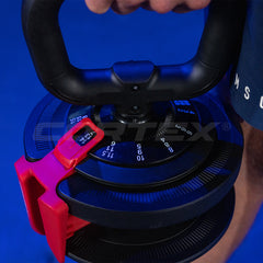 Revolock V2 48kg Adjustable Dumbbell + Barbell + Kettlebell All-in-One Set (24kg Pair)