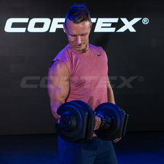 Revolock V2 80kg Adjustable Dumbbell & Barbell All-in-One Set (40kg Pair)