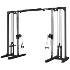 FT-11 Plate Loaded Cable Crossover Station with 115kg Olympic Tri-Grip Weight Set
