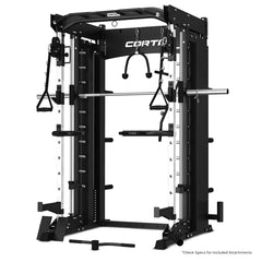 SM-26 6-in-1 Power Rack with Smith & Cable Machine