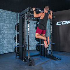 SM-26 6-in-1 Power Rack with Smith & Cable Machine