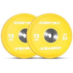 15kg Competition Bumper Plates (Pair)