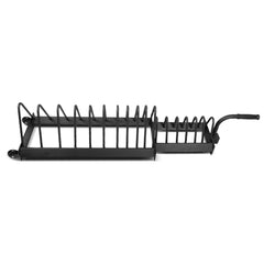 150KG Competition Bumper Plates Set with 16 Plate Toaster Rack