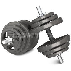 90kg Tri-Grip 25mm Standard Barbell Weight Set