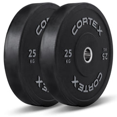 25kg Black Series V2 Bumper Plate (Pair)