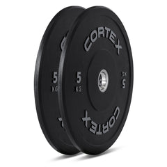 Pro 170kg Black Series Bumper Plate V2 Package with SPARTAN205 Barbell