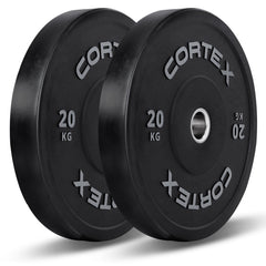 Pro 150kg Black Series Bumper Plate V2 Package with Toaster Rack