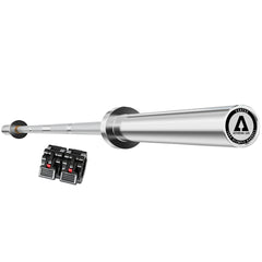 ATHENA100 200cm 15kg Womens' Olympic Barbell With Lockjaw Collars