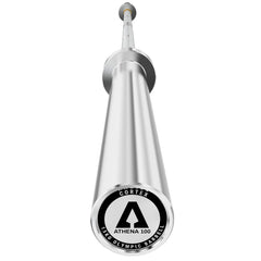 ATHENA100 200cm 15kg Womens' Olympic Barbell With Lockjaw Collars