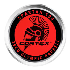 SPARTAN100 7ft 20kg Olympic Barbell (Chrome)