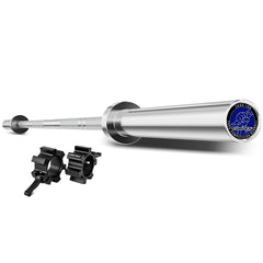 ZEUS100 7ft 20kg Olympic Competition Barbell with Aluminium Lockjaw Collars