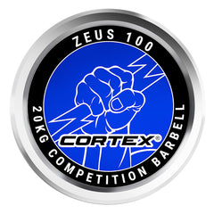 ZEUS100 7ft 20kg Olympic Competition Barbell with Lockjaw Collars